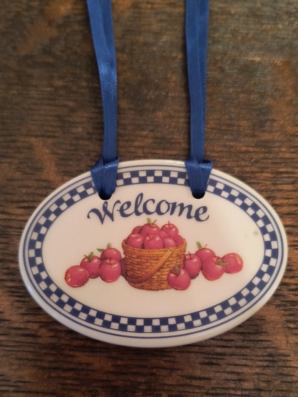 Longaberger Welcome Tie-on